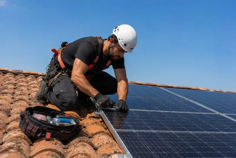 Maintenance et monitoring de panneaux solaires à Florensac